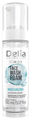 ⁨DELIA Clean Skin Pianka nawilżająco-normalizująca 150 ml⁩ w sklepie Wasserman.eu