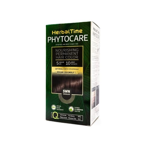 ⁨HERBAL TIME Phytocare Farba do włosów naturalna 5WN Chocolate⁩ w sklepie Wasserman.eu