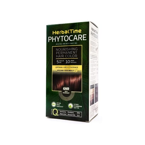 ⁨HERBAL TIME Phytocare Farba do włosów naturalna 6NR Rich Mahogany⁩ w sklepie Wasserman.eu