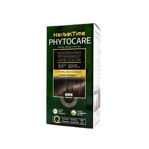 ⁨HERBAL TIME Phytocare Farba do włosów naturalna 6WN Mokaccino⁩ w sklepie Wasserman.eu