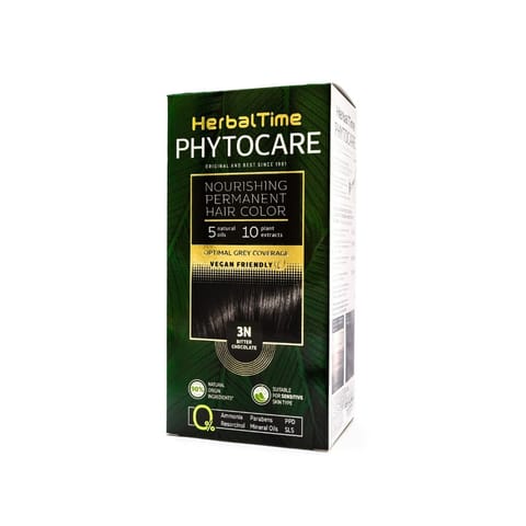 ⁨HERBAL TIME Phytocare Farba do włosów naturalna 3N Bitter Chocolate⁩ w sklepie Wasserman.eu