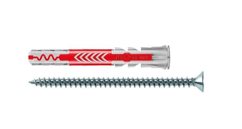 FISCHER DOWEL DUOPOWER 6x50 S 50pcs. WITH SCREW at Wasserman.eu