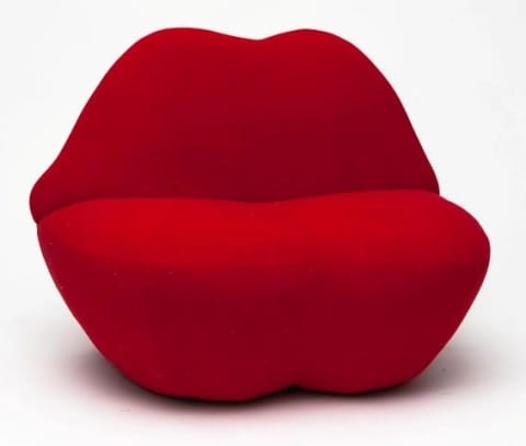 ⁨Armchair Lips 1⁩ at Wasserman.eu