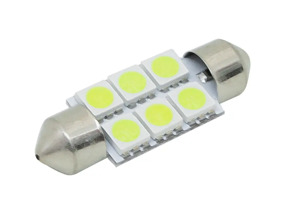 Żarówka samochodowa C5W Led-6szt. 0,4W w sklepie Wasserman.eu
