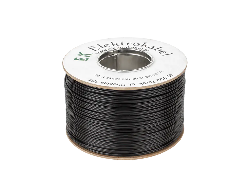 ⁨Speaker cable SMYp 2 x 0,22mm black 300m⁩ at Wasserman.eu