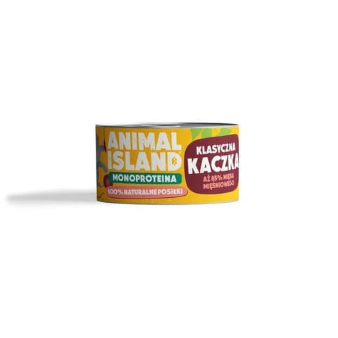 ⁨ANIMAL ISLAND Monoprotein Duck - wet cat food - 100g⁩ at Wasserman.eu