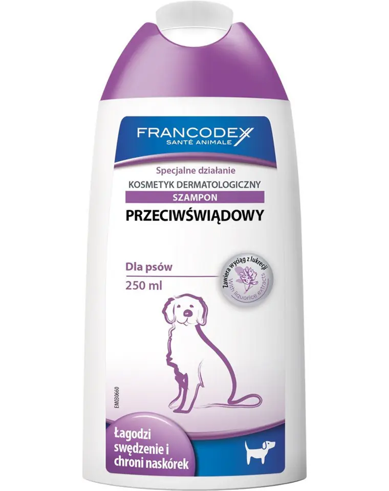 ⁨FRANCODEX PL Szampon przeciwświądowy 250 ml [FR179141]⁩ w sklepie Wasserman.eu