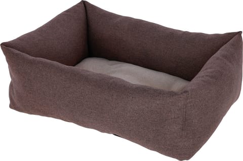 ⁨KERBL Ely Pet Bed - Brown-Beige - 85 x 70 x 27 cm⁩ at Wasserman.eu