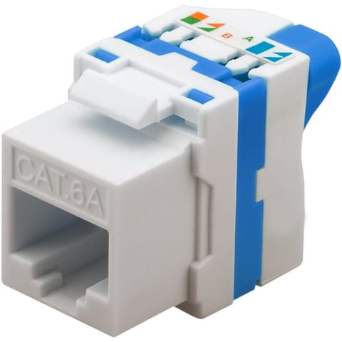 TECHLY SAMOZACISKOWY MODUŁ KEYSTONE RJ45 KAT.6A U/ w sklepie Wasserman.eu