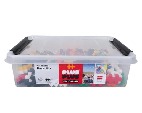 ⁨Plus Plus Klocki Big mix basic colors 200el 3232⁩ at Wasserman.eu