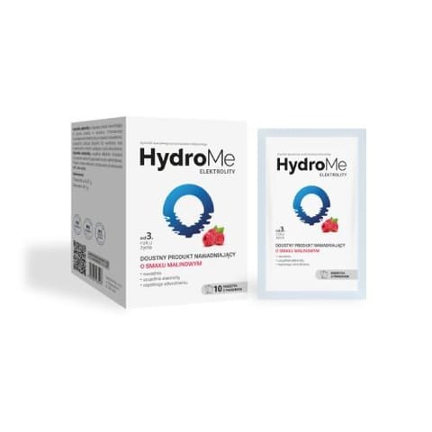 ⁨HydroMe Electrolytes Oral rehydration preparation raspberry 10 pcs.⁩ at Wasserman.eu