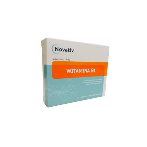 ⁨Novativ Witamina B1 60 tabletek⁩ w sklepie Wasserman.eu