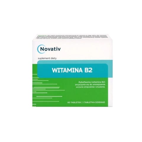 ⁨Novativ Witamina B2, 60 tabletek⁩ w sklepie Wasserman.eu