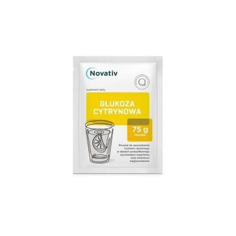 ⁨Novativ Lemon Glucose, 75 g⁩ at Wasserman.eu