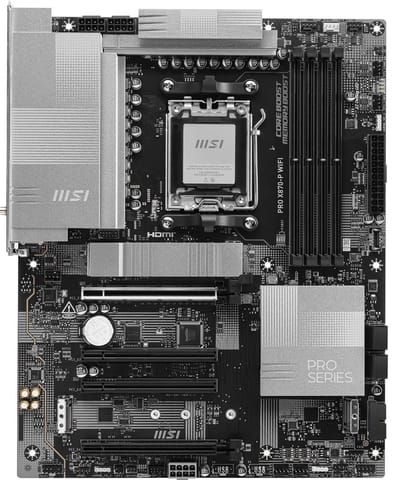 ⁨MSI PRO X870-P WIFI motherboard AMD X870E Socket AM5 ATX⁩ at Wasserman.eu