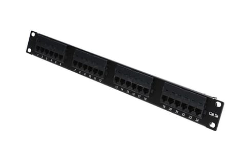 ⁨Extralink CAT5E UTP | Patchpanel | 24 Ports⁩ at Wasserman.eu