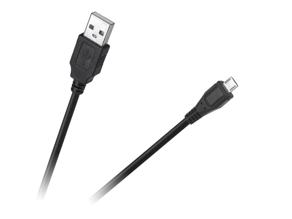 ⁨Kabel  wtyk USB typ A - wtyk micro USB 1.5m⁩ w sklepie Wasserman.eu