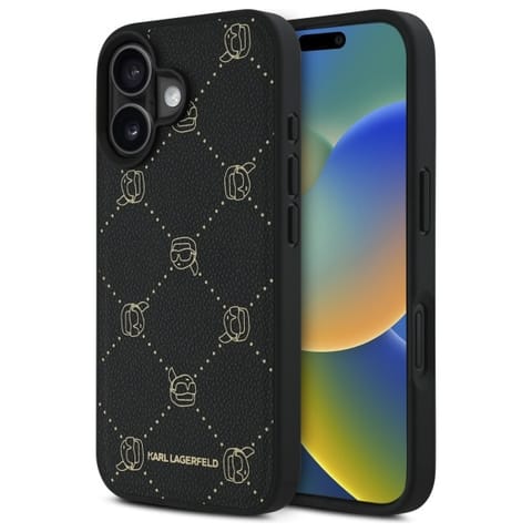 Karl Lagerfeld KLHMP16SPGKHPHK iPhone 16 6.1" czarny/black Magsafe Karl Head w sklepie Wasserman.eu
