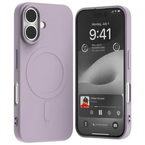 ⁨Mercury MagSafe Semi-Silicone iPhone 16 6,1" liliowy fiolet /lilac purple⁩ w sklepie Wasserman.eu