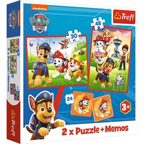 Puzzle 2w1 memos Psia ekipa w akcji, Psi Patrol w sklepie Wasserman.eu
