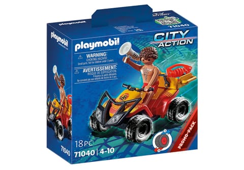 ⁨Zestaw z figurką City Action 71 040 Quad ratownika⁩ w sklepie Wasserman.eu