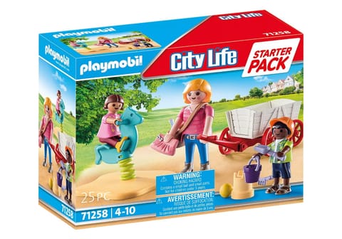 ⁨Zestaw z figurkami City Life 71258 Starter Pack Opiekunka z wózkiem⁩ w sklepie Wasserman.eu