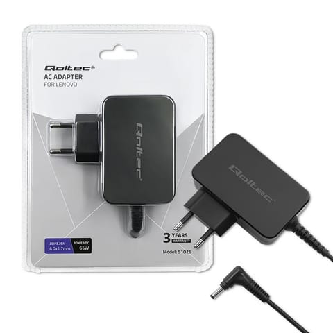 Zasilacz do Lenovo 65W | 20V | 3.25A | 4.0*1.7 w sklepie Wasserman.eu