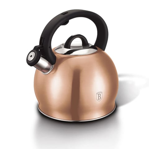 ⁨CZAJNIK 3L BERLINGER HAUS BH-7502 Z GWIZDKIEM ROSE GOLD⁩ w sklepie Wasserman.eu