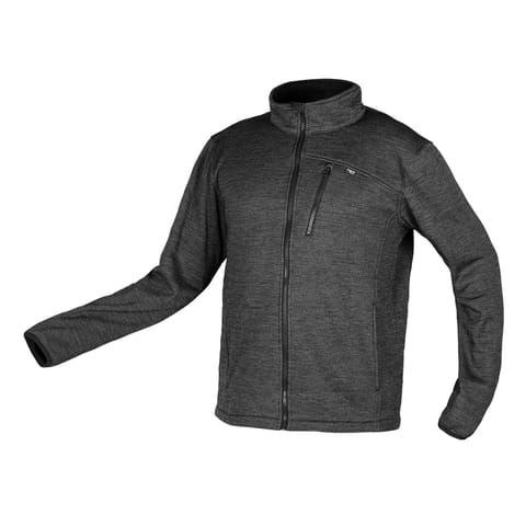 ⁨Bluza rozpinana OUTDOOR, pique, szara, rozmiar L⁩ w sklepie Wasserman.eu