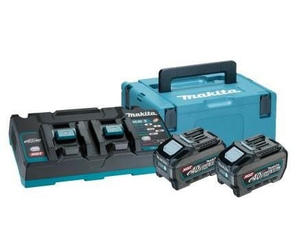 ⁨MAKITA POWER SUPPLY KIT 40V 2x5.0Ah XGT (BL4050Fx2+DC40RB)⁩ at Wasserman.eu