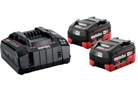 ⁨METABO.AKUMULATOR 18V 5,5Ah LIHD x2+ŁAD. ASC 145⁩ w sklepie Wasserman.eu