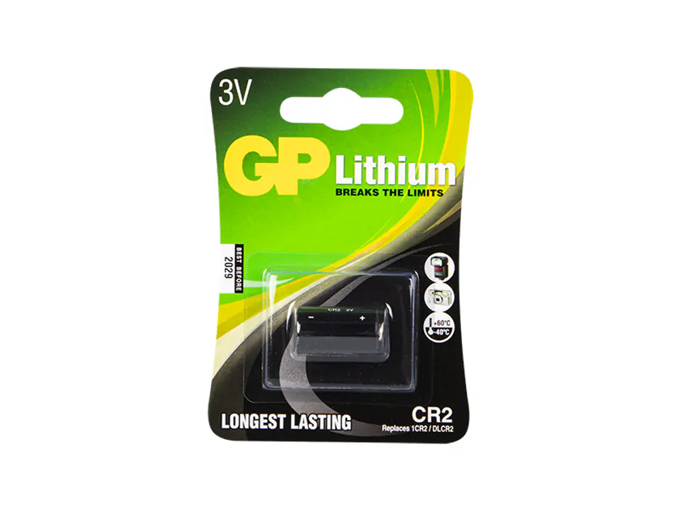 ⁨82-526# Bateria litowa 3v`cr2 gp blister⁩ w sklepie Wasserman.eu