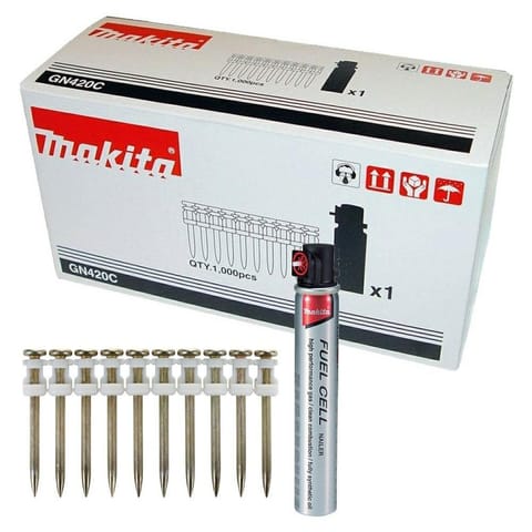 ⁨MAKITA CONCRETE NAILS 2.6x25mm 1000pcs+GAS⁩ at Wasserman.eu