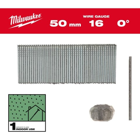 ⁨MILWAUKEE SZTYFTY 16G/50mm/0° DO M18 FN16GS /2500szt.⁩ w sklepie Wasserman.eu