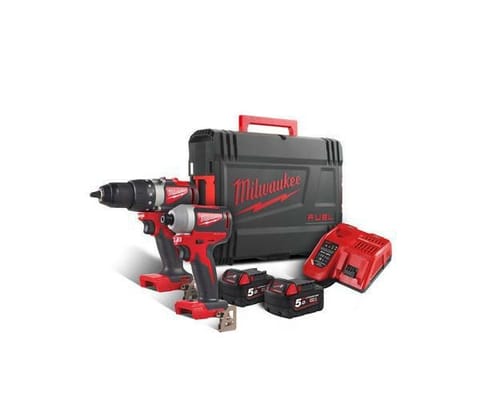 ⁨MILWAUKEE.POWERPACK M18BLPP2B2-502X M18BLDD2+M18BLID2 2x5,0Ah ...⁩ w sklepie Wasserman.eu