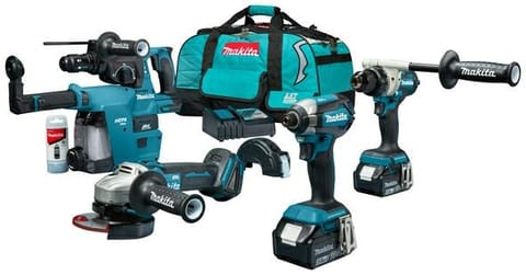 ⁨MAKITA.ZES.COMBO 18V DLX4155TX1 (DGA504+DDF486+DTD153)⁩ w sklepie Wasserman.eu