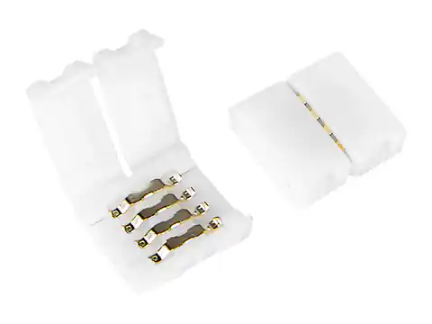 ⁨Connector for LED strips connector 10mm 4pin⁩ at Wasserman.eu