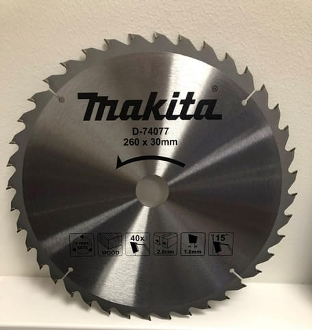 ⁨MAKITA PIŁA TARCZOWA  260x30x 40z MLT100⁩ w sklepie Wasserman.eu