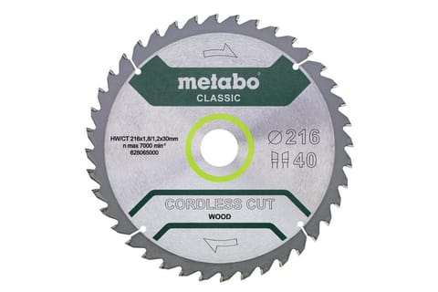 ⁨METABO PIŁA TARCZOWA HW/CT 216x30x40z⁩ w sklepie Wasserman.eu