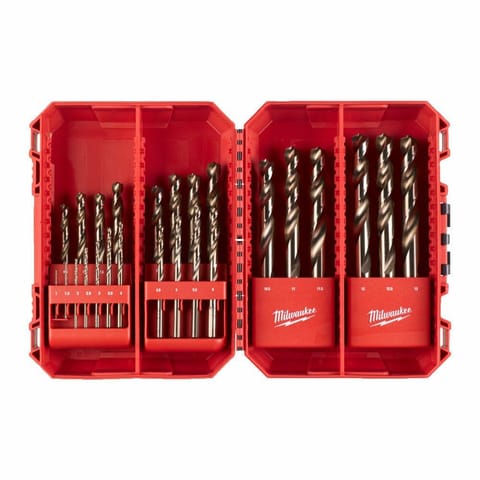 ⁨MILWAUKEE METAL HSS CO DRILL BIT SET 25pcs. /1-13mm/.⁩ at Wasserman.eu