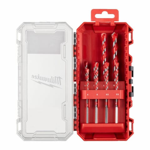 ⁨MILWAUKEE TCT CONCRETE DRILL BIT SET 8pcs PREMIUM UK⁩ at Wasserman.eu