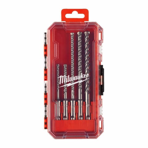 ⁨MILWAUKEE WIERTŁO SDS PLUS MX4 KPL. 5pcs.⁩ at Wasserman.eu