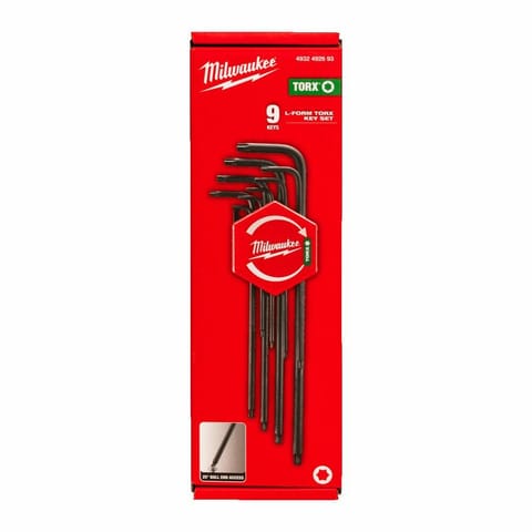 ⁨MILWAUKEE KLUCZ TORX ZESTAW 9szt.⁩ w sklepie Wasserman.eu