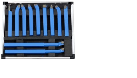 ⁨LATHE KNIVES IN A CASE 8x8mm /11pcs. CASE /SILVER⁩ at Wasserman.eu