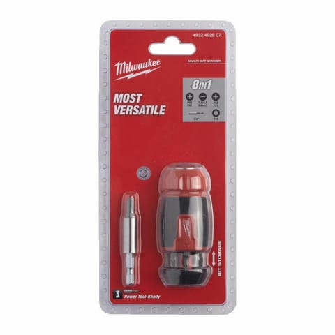 ⁨MILWAUKEE RATCHET UNIVERSAL SCREWDRIVER 8in1...⁩ at Wasserman.eu