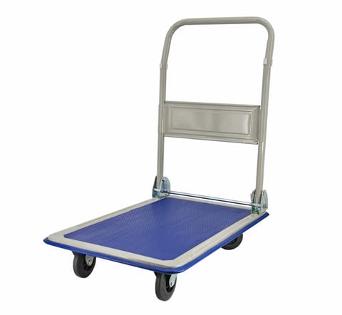 ⁨AW WÓZEK MAGAZYNOWY 4-KOŁOWY 150KG PLATFORMA 73x47cm⁩ w sklepie Wasserman.eu