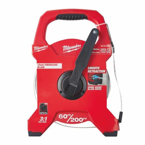 MILWAUKEE TAPE MEASURE FIBER 60m /200ft at Wasserman.eu