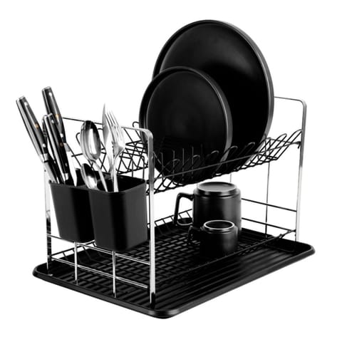 ⁨SUSZARKA DO NACZYŃ Z OCIEKACZEM BERLINGER HAUS BH-8597 MATTE BLACK⁩ w sklepie Wasserman.eu