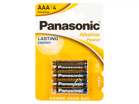 ⁨Bateria alkaliczna AAA 1.5 LR3 Panasonic (1PH)⁩ w sklepie Wasserman.eu