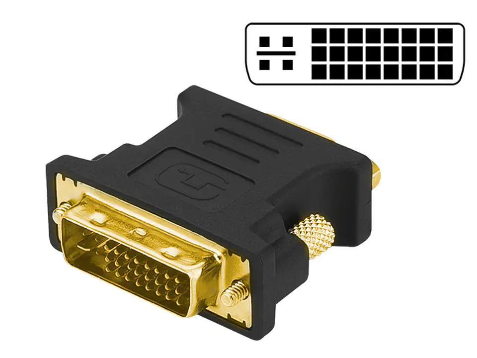 ⁨Switch.DVI plug - VGA socket 15pin⁩ at Wasserman.eu